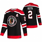 Chicago Blackhawks 2 Duncan Keith Black Adidas 2020-21 Reverse Retro Alternate Jersey Dzhi,baseball caps,new era cap wholesale,wholesale hats